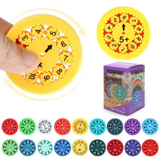 Matematyczny Fidgetspinner 9szt.