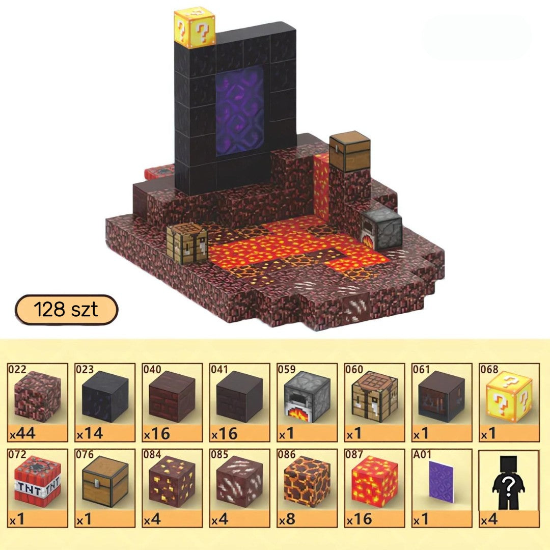 Klocki Magnetyczne Nether