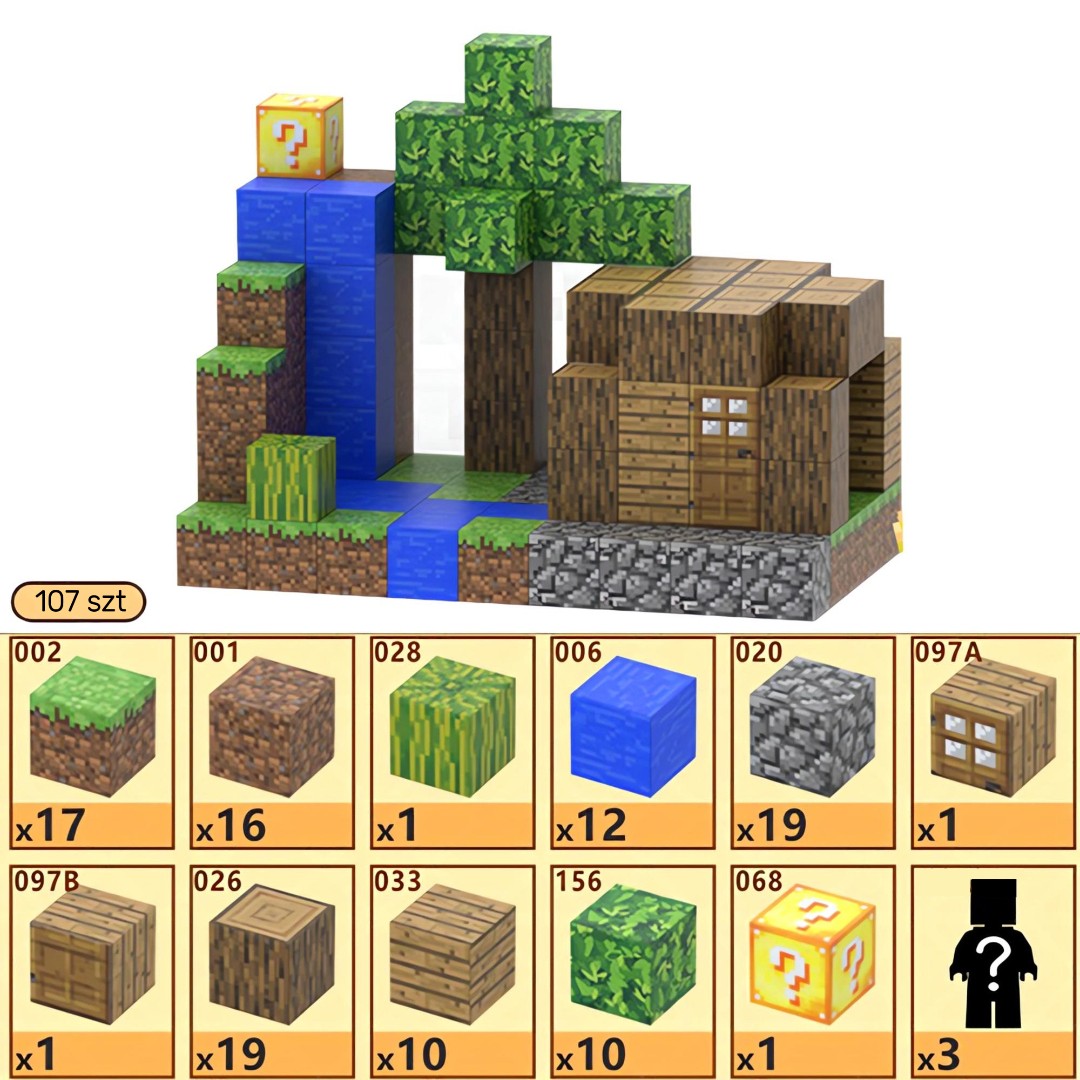 Klocki Magnetyczne Domki