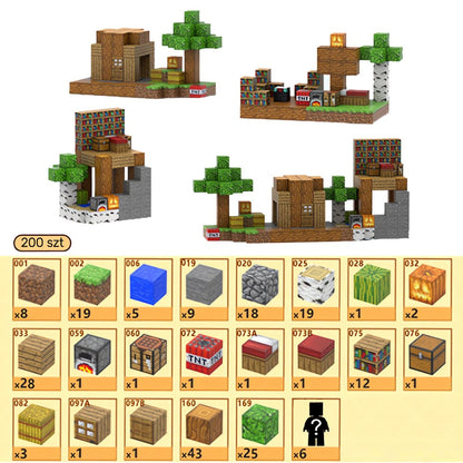 Klocki Magnetyczne Domki