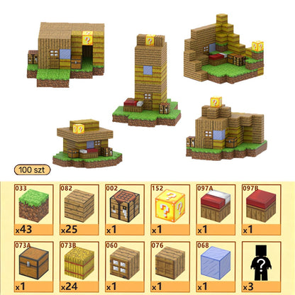 Klocki Magnetyczne Domki